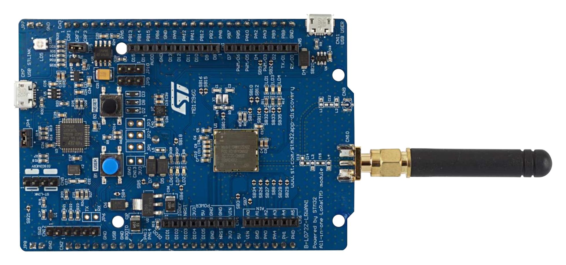 Малый модуль. Stm32 Lora Discovery Kit. B-l072z-lrwan1. Nao Pac плата.