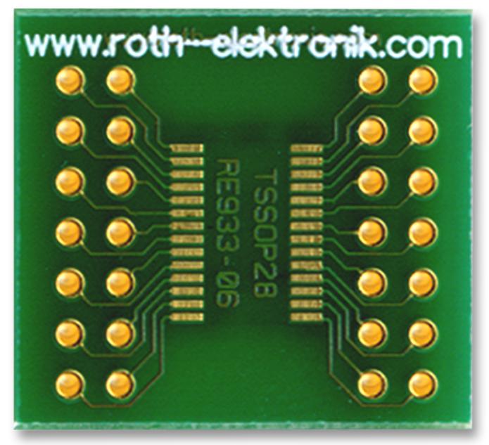 Рта 5. Адаптер SMD компонентов. Roth TSSOP-28. Qfn20 адаптер. Re933.