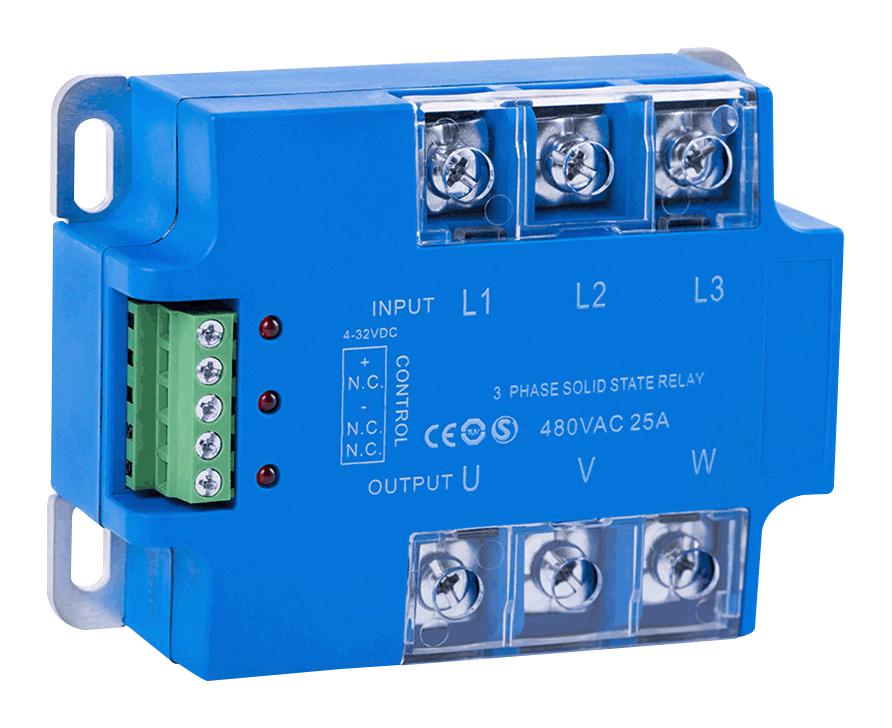 Solid State relay 3 phases. SCR 3phase. D480. Mc2371.