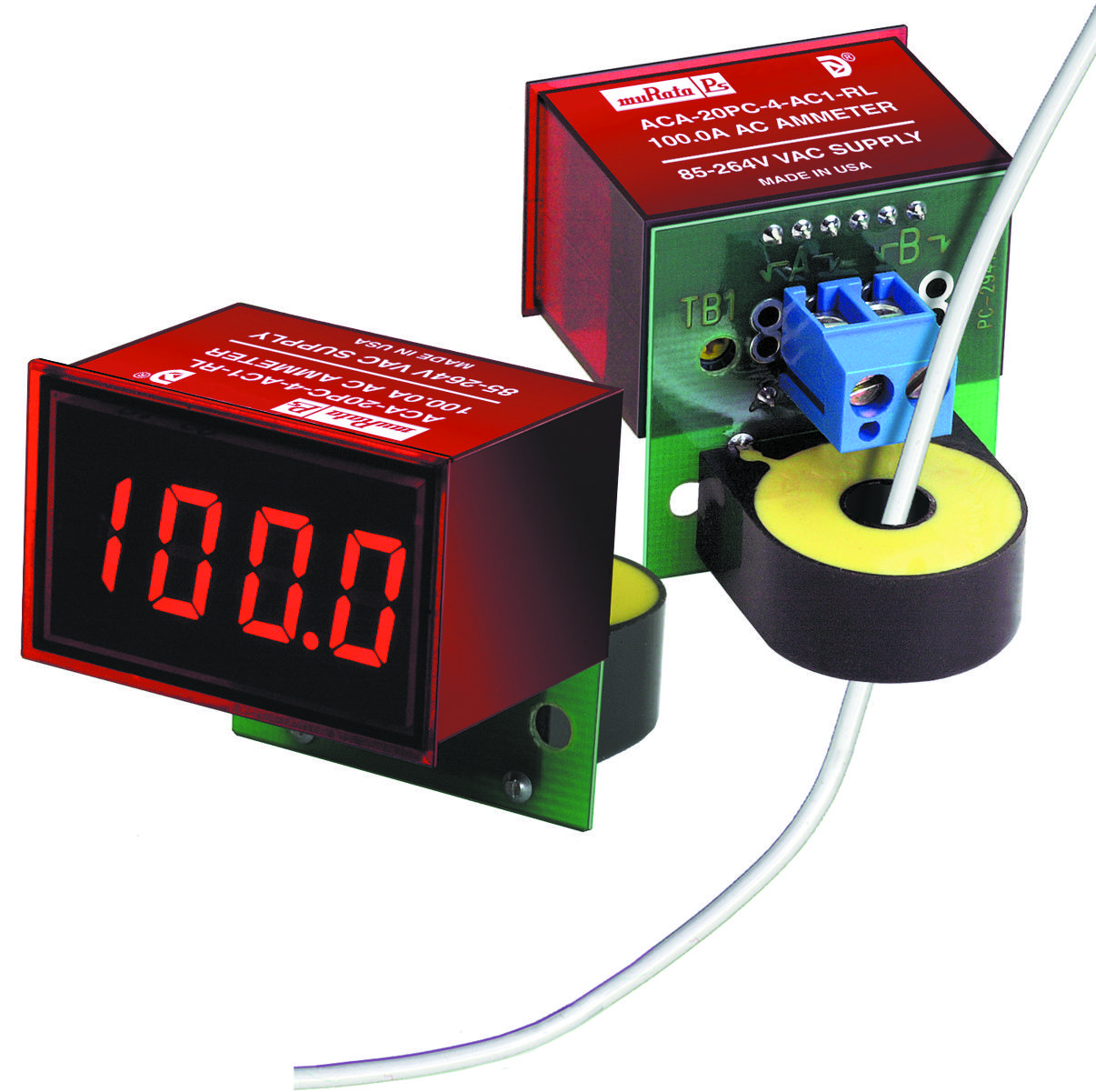 20 ас 1. Aca-20pc-2-ac1-RL-C. AC-01 RL. Murata led-display DC Ammeters. Aca-20pc-2.