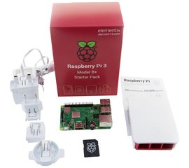 RPI4 STARTER KIT (BLACK). - Multicomp Pro - Starter Kit, Raspberry Pi-4GB,  BCM2711