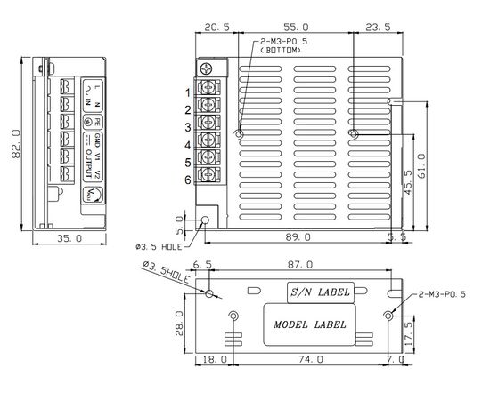 SPS-035-D чертеж