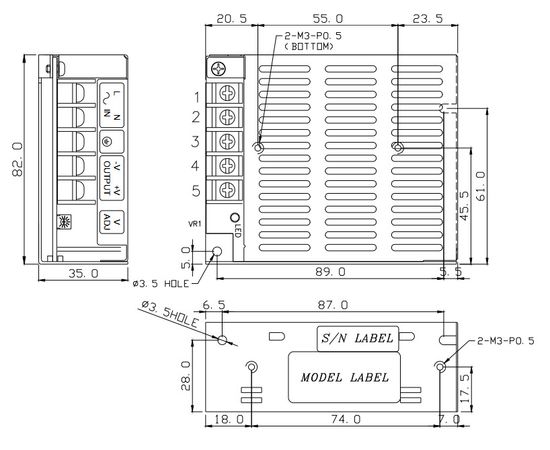 SPS-035 чертеж