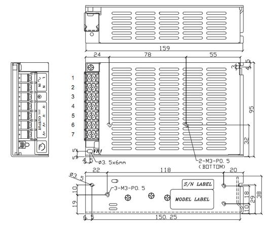 SPS-070 чертеж