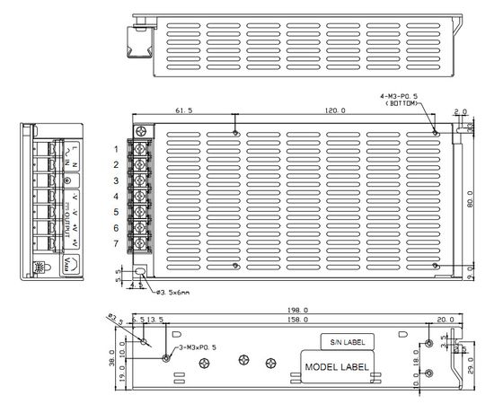 SPS-100 чертеж