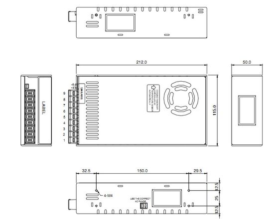 SPS-375 чертеж
