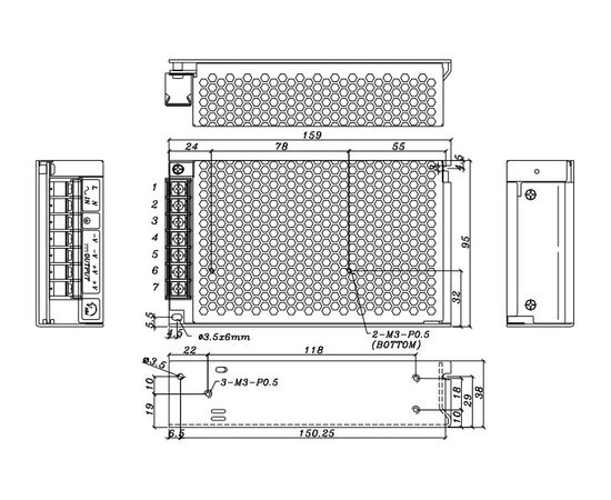 SDS-100L чертеж