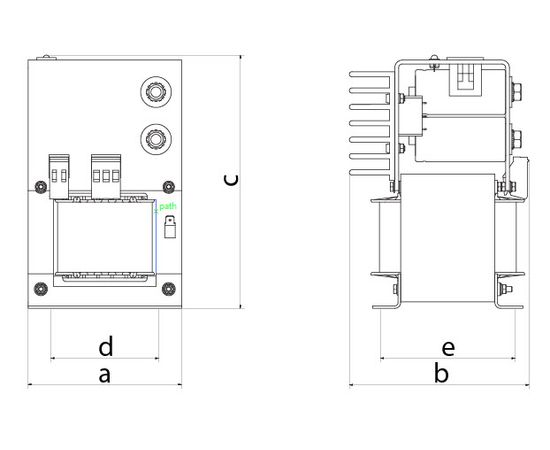 Габаритный чертеж